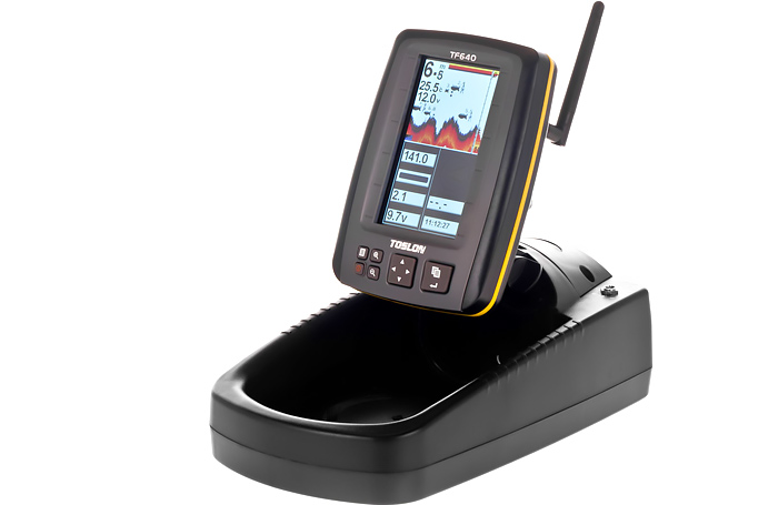 Беспроводной цветной эхолот Fish-finder TF-640 GSP 